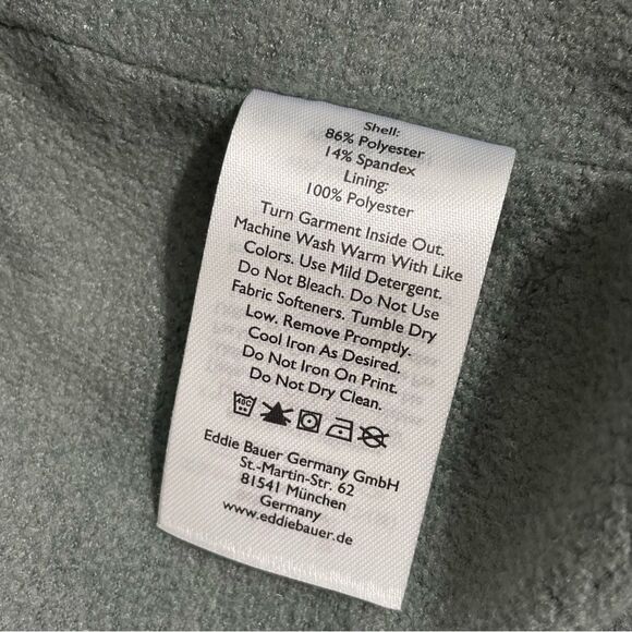 Eddie Bauer Fleece Lined Women’s Pants Size 16P Active Hiking Outdoor Blue Gray - Picture 4 of 6